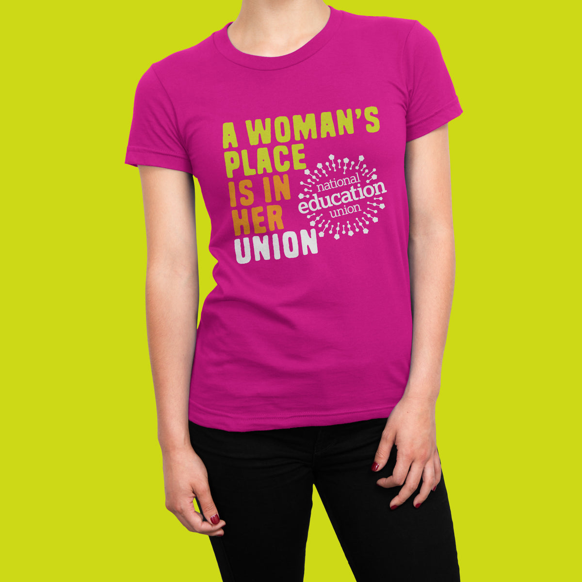 A woman's place t-shirt (pack of 5)