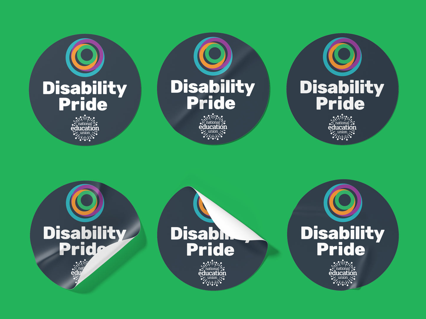 Disability Pride stickers