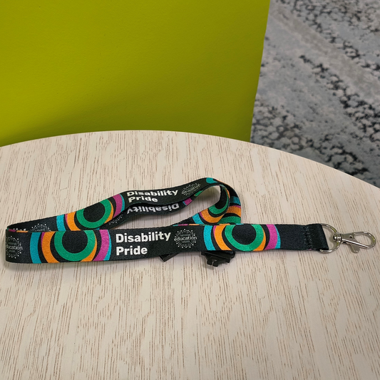 Disability Pride lanyards