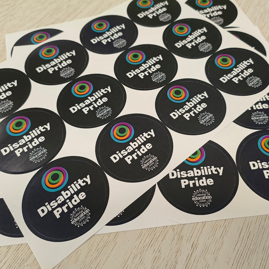 Disability Pride stickers