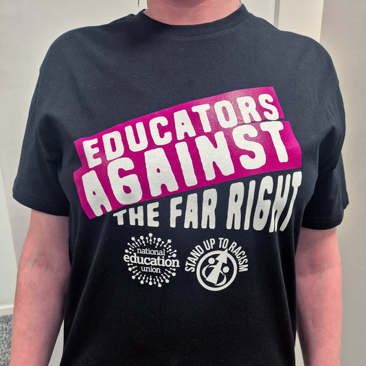 Educators against the far right t-shirts (pack of 5)