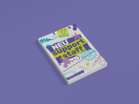 Support staff A5 notepad (pack of 10)